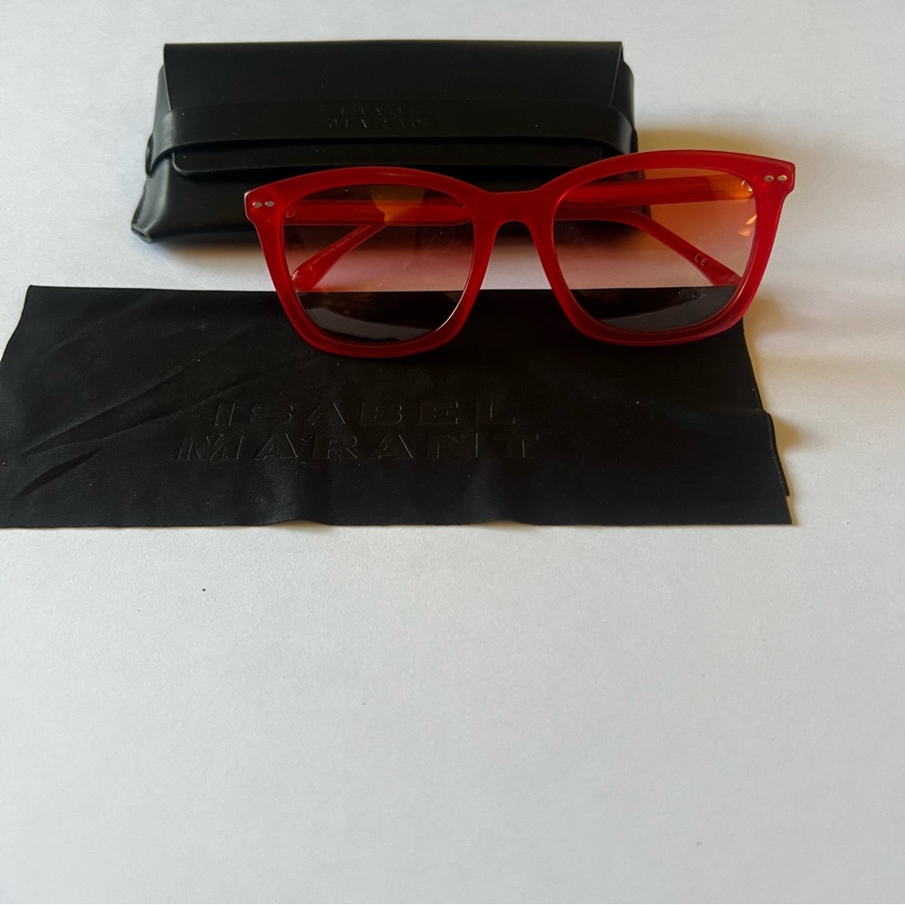 ISABEL MARANT Red Sunglasses Isabel Marant
IM 0010/S C9A/0X NEW WITH CASE - Picture 8 of 16